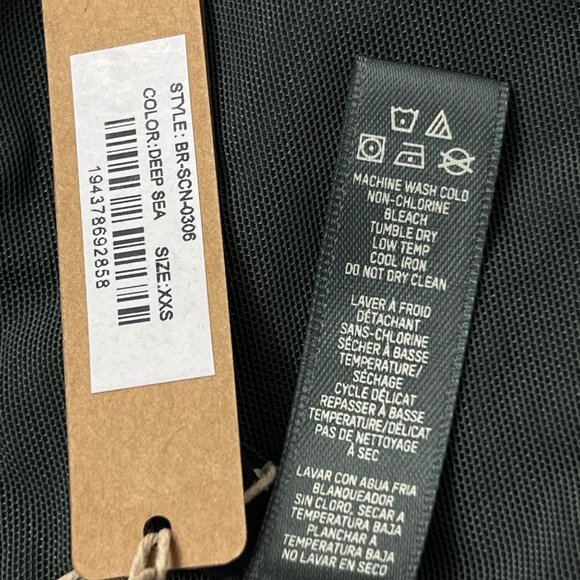 SKIMS Body Basics Wide Neck Bralette Deep Sea XXS - Picture 7 of 8